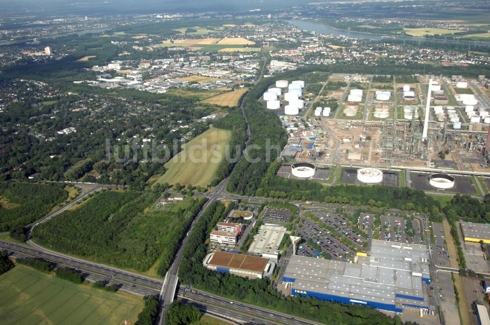 Köln von oben - IKEA Einrichtungshaus in Köln