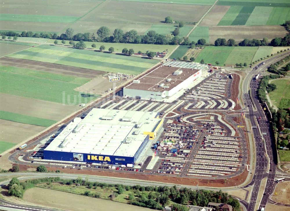 Luftbild Mannheim - IKEA Einrichtungshaus Mannheim