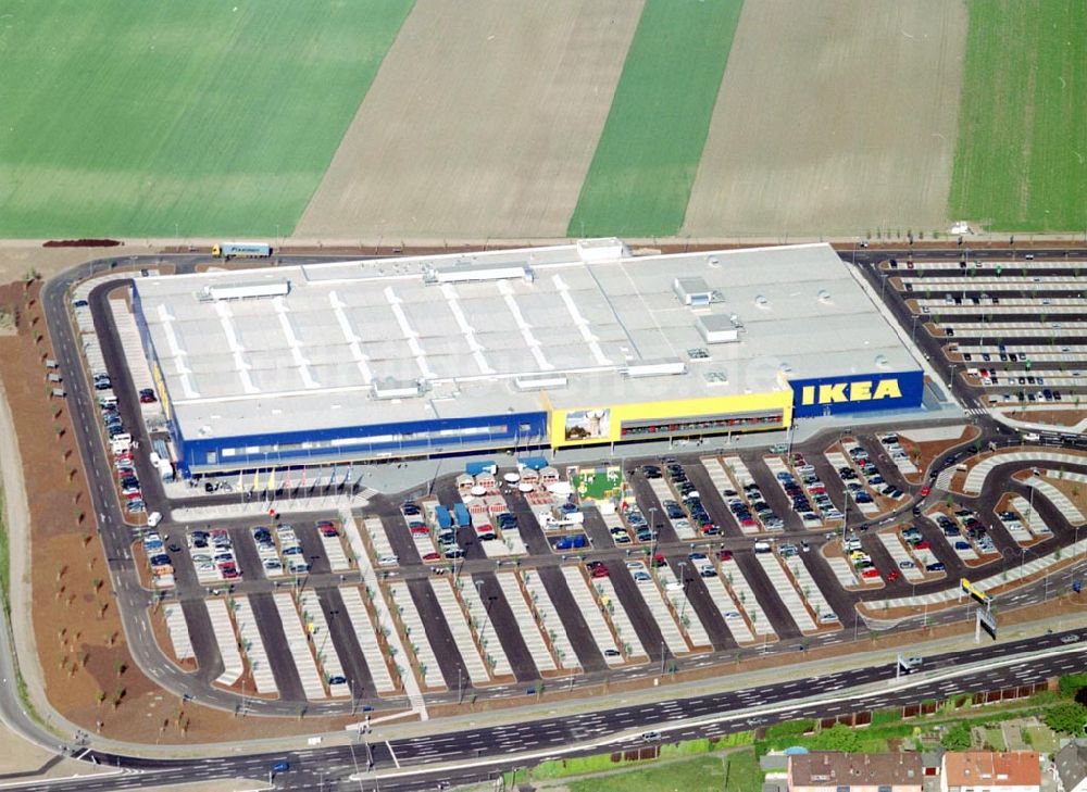 Mannheim aus der Vogelperspektive: IKEA Einrichtungshaus Mannheim