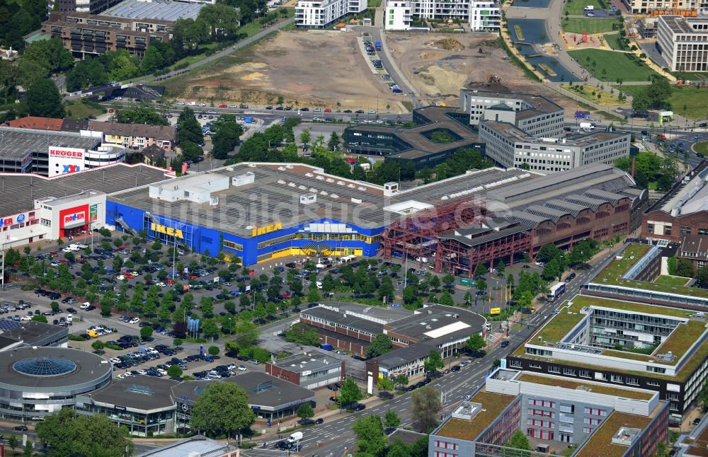 Luftaufnahme Essen - IKEA Einrichtungshaus / Möbelhaus in Essen im Bundesland Nordrhein-Westfalen