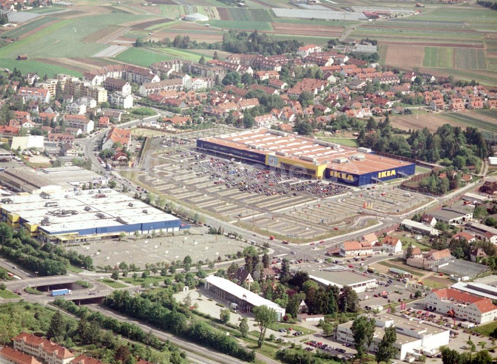 Luftaufnahme Fürth / Bayern - IKEA-Einrichtungshaus in Nürnberg