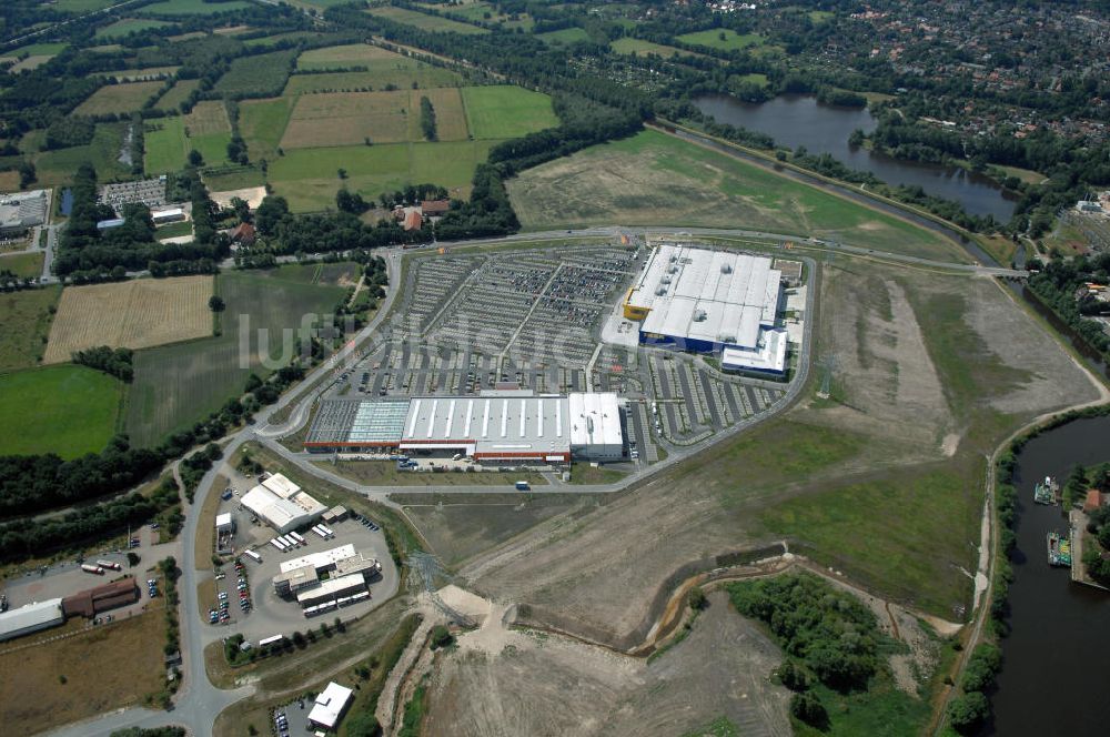 Luftaufnahme Oldenburg - IKEA Einrichtungshaus in Oldenburg