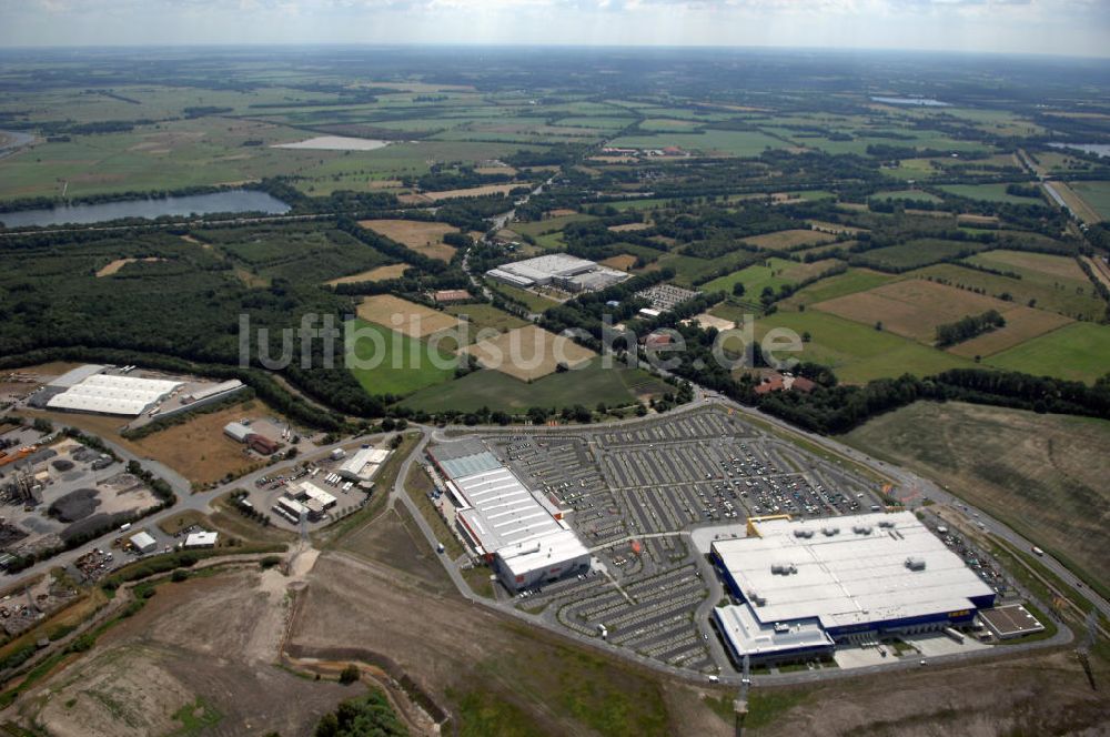 Oldenburg von oben - IKEA Einrichtungshaus in Oldenburg