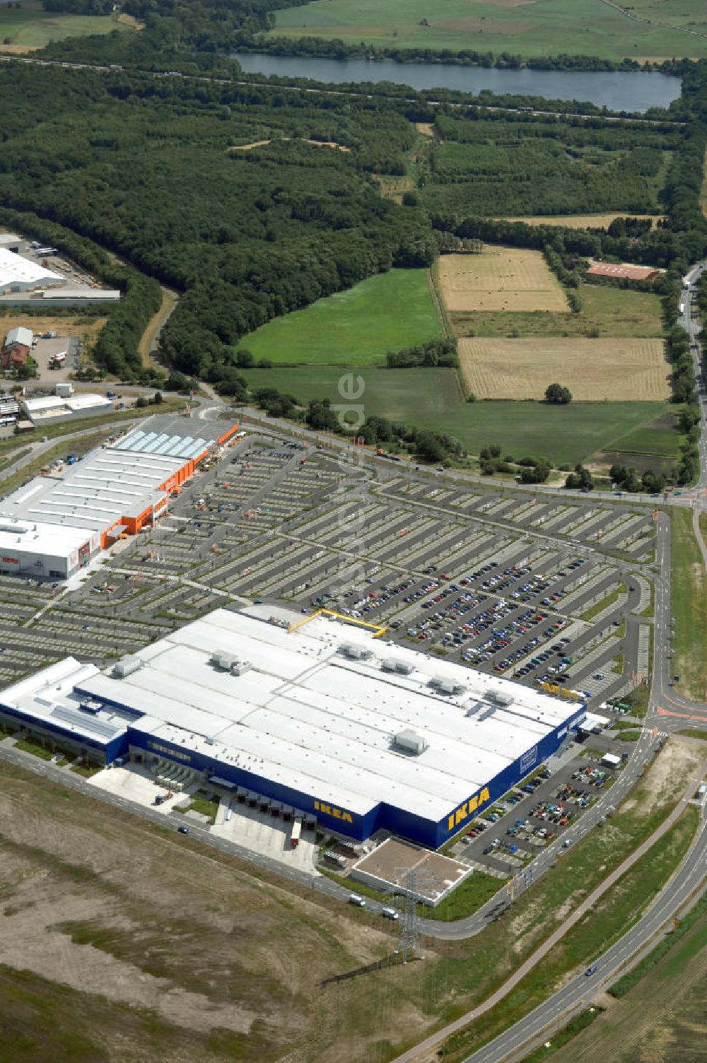 Luftaufnahme Oldenburg - IKEA Einrichtungshaus in Oldenburg