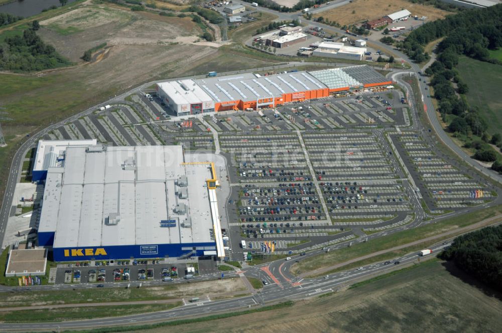 Luftbild Oldenburg - IKEA Einrichtungshaus in Oldenburg