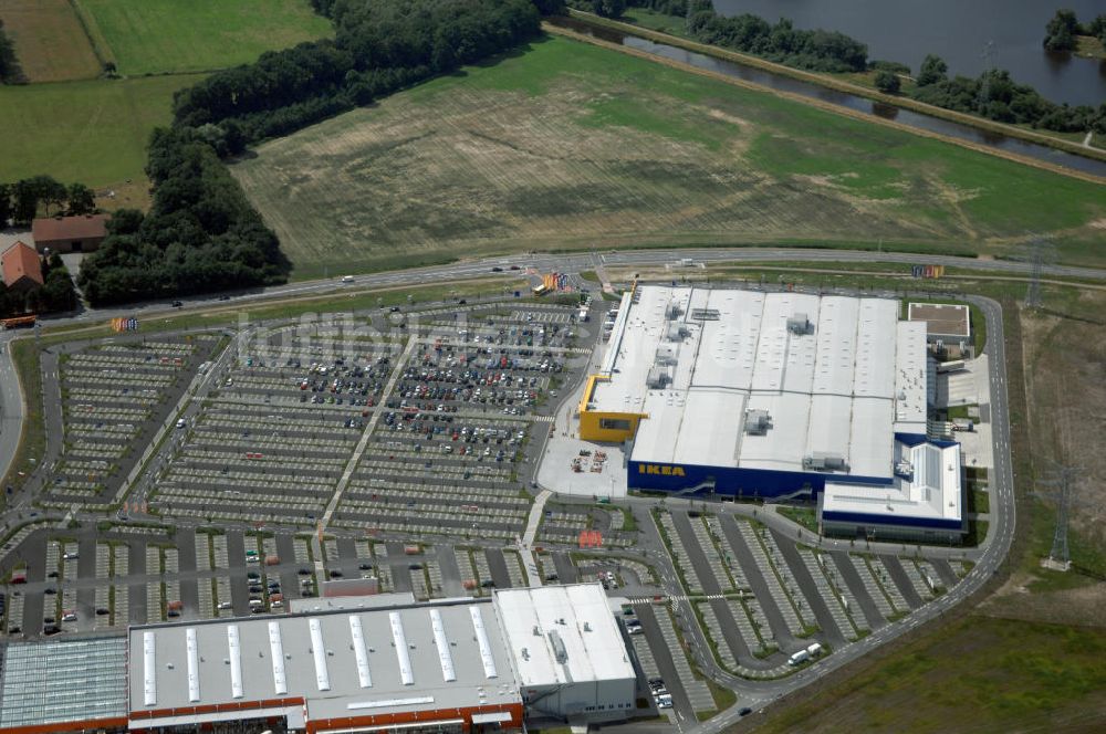 Luftbild Oldenburg - IKEA Einrichtungshaus in Oldenburg