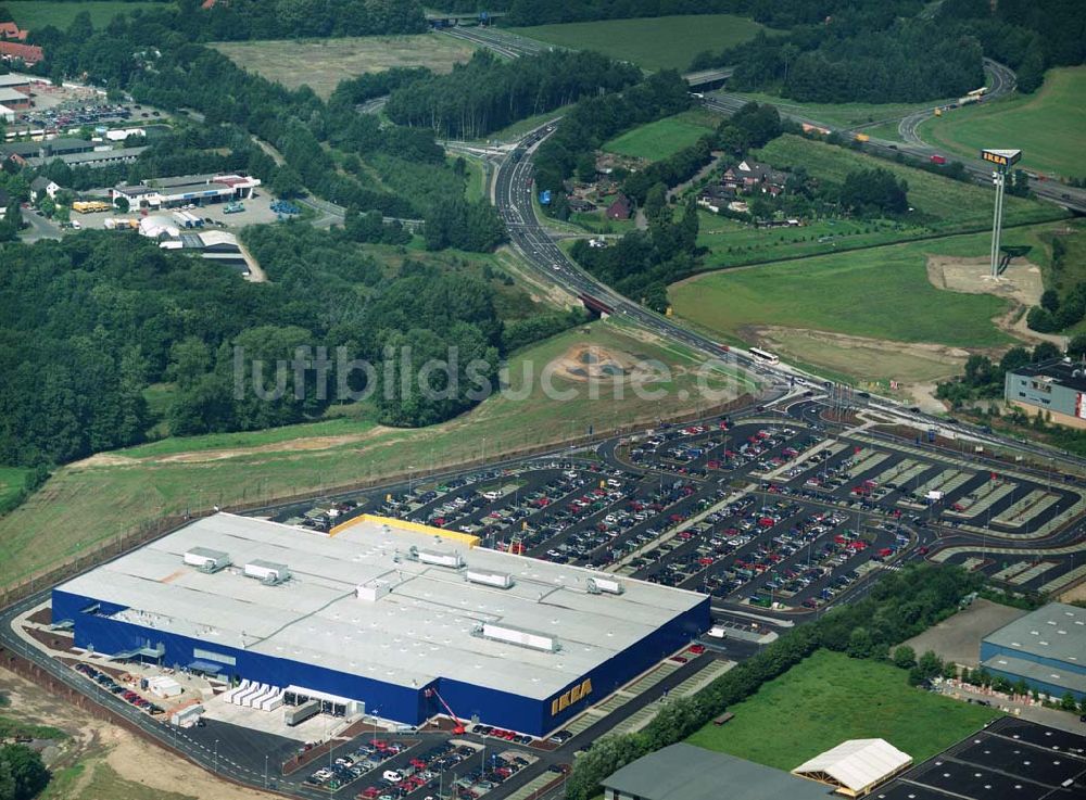 Osnabrück (Niedersachsen) von oben - IKEA Einrichtungshaus - Osnabrück (Niedersachsen)