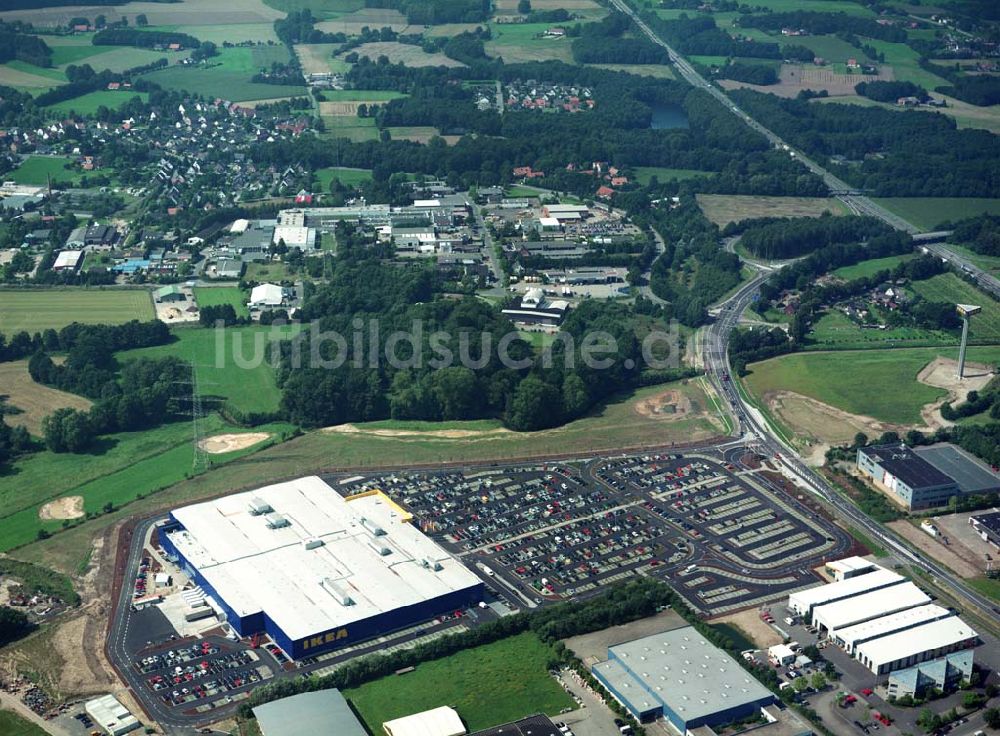 Osnabrück (Niedersachsen) aus der Vogelperspektive: IKEA Einrichtungshaus - Osnabrück (Niedersachsen)