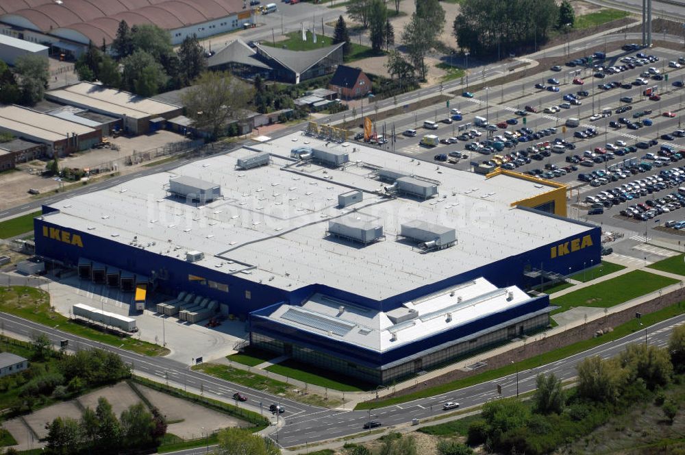 Luftbild Rostock - IKEA Einrichtungshaus Rostock