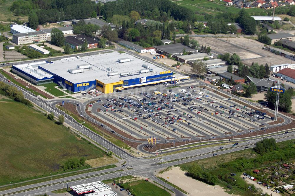 Luftaufnahme Rostock - IKEA Einrichtungshaus Rostock