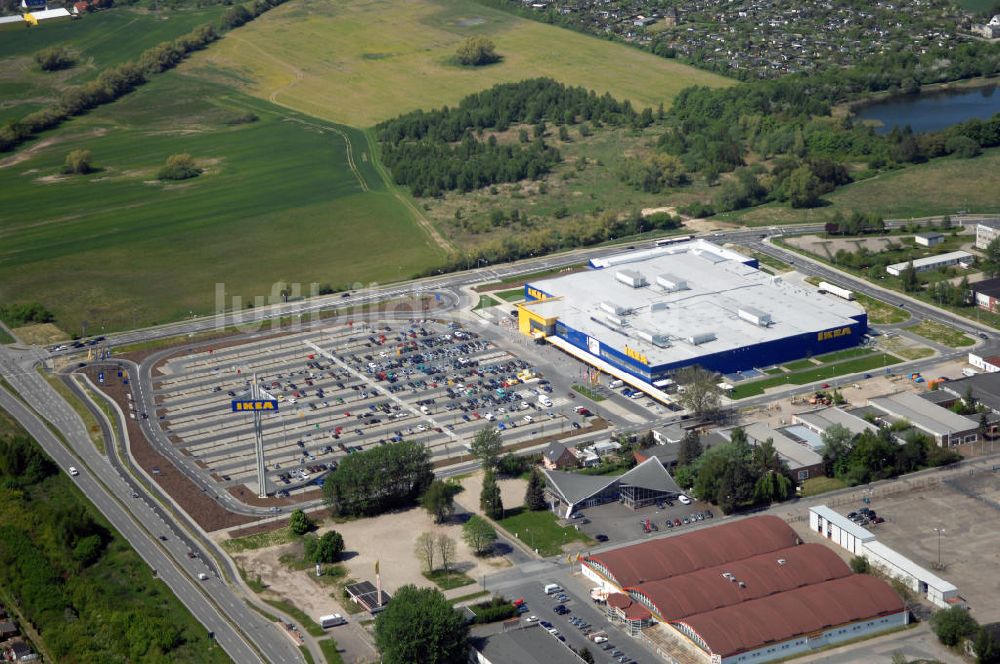 Luftbild Rostock - IKEA Einrichtungshaus Rostock