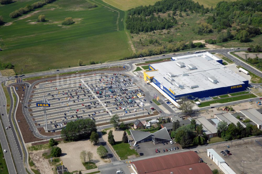 Luftaufnahme Rostock - IKEA Einrichtungshaus Rostock