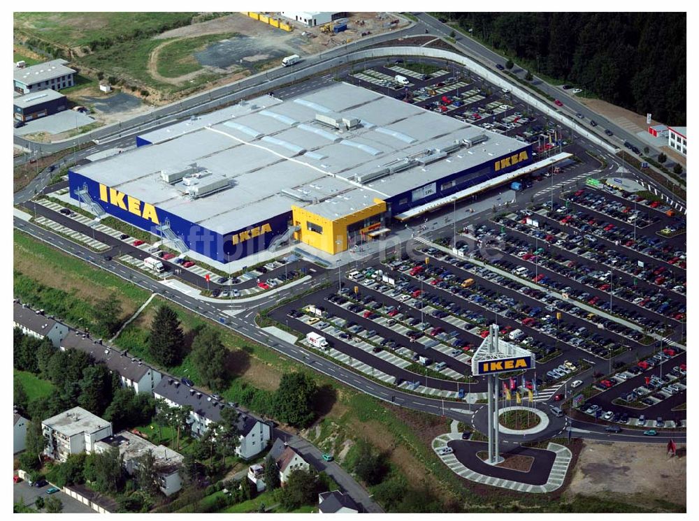 Siegen von oben - IKEA Einrichtungshaus - Siegen (NL)