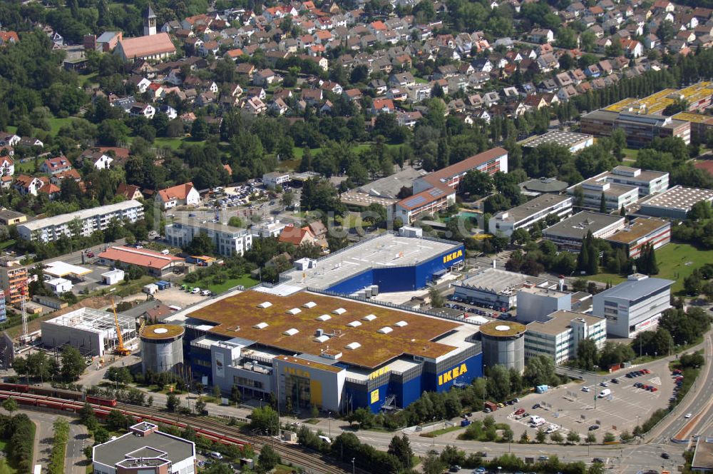 Luftbild Sindelfingen - IKEA Einrichtungshaus in Sindelfingen