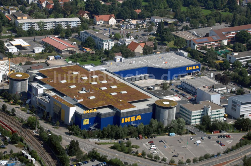 Sindelfingen aus der Vogelperspektive: IKEA Einrichtungshaus in Sindelfingen