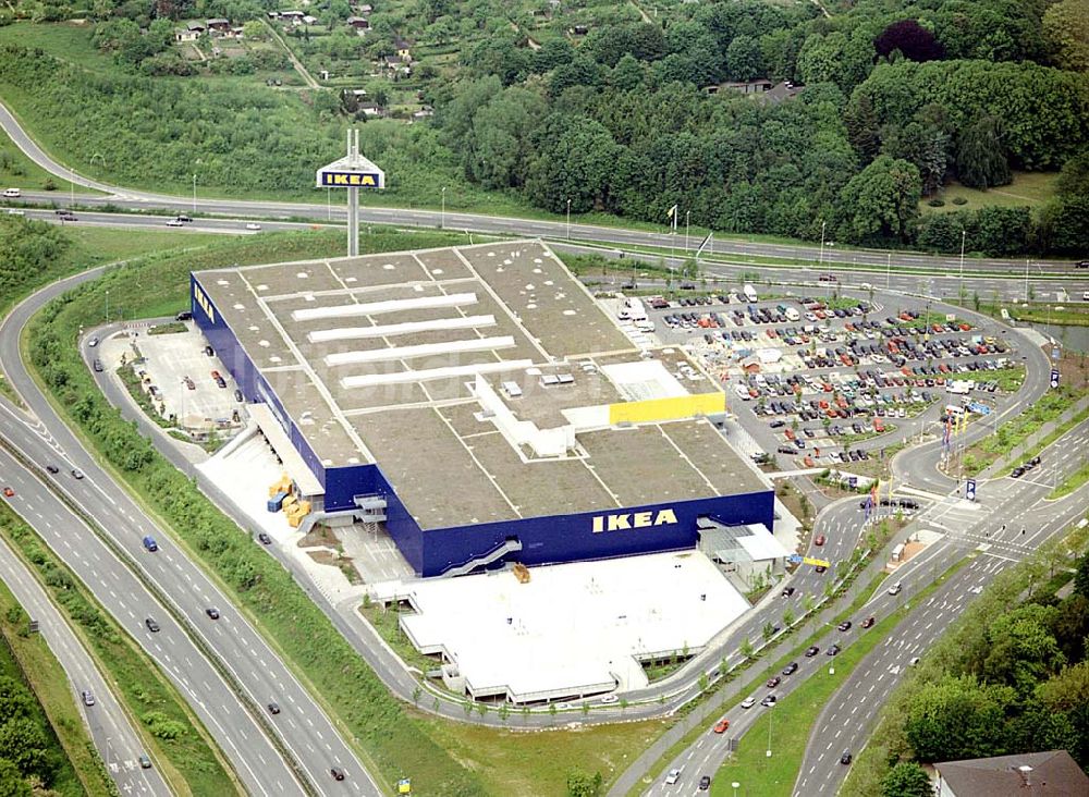 Luftbild Kiel - IKEA-Einrichtungshaus am Westring in Kiel-Hassee.