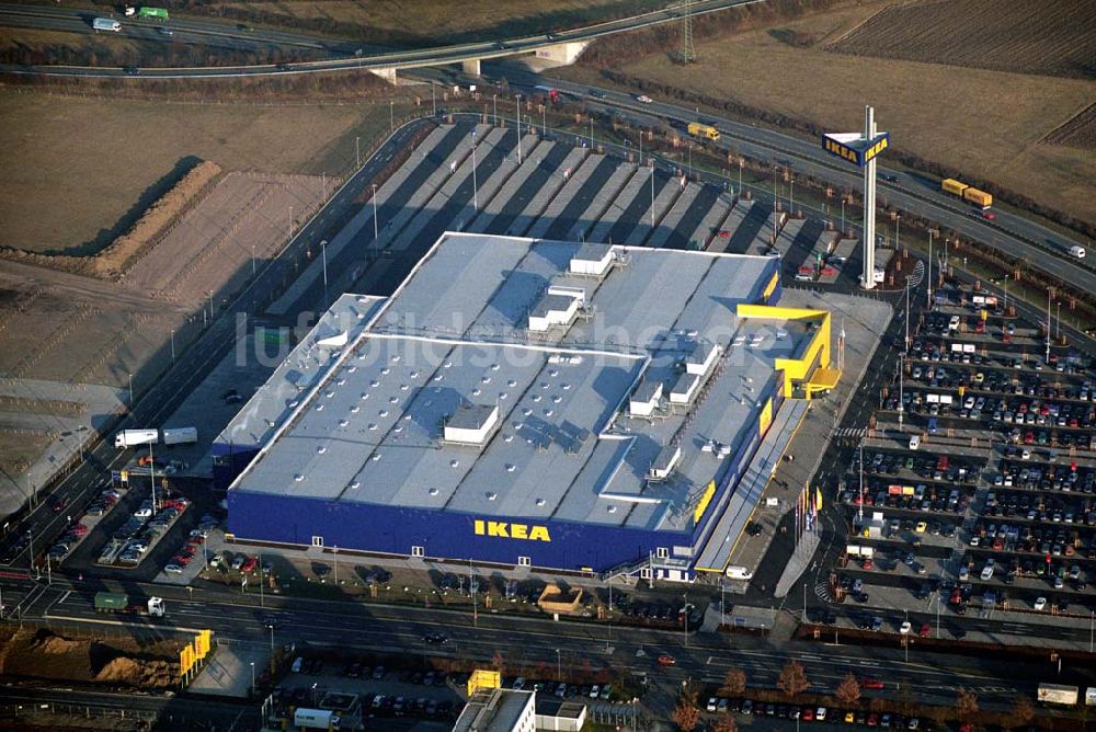 Luftaufnahme Augsburg - IKEA Einrichtungshauses Augsburg