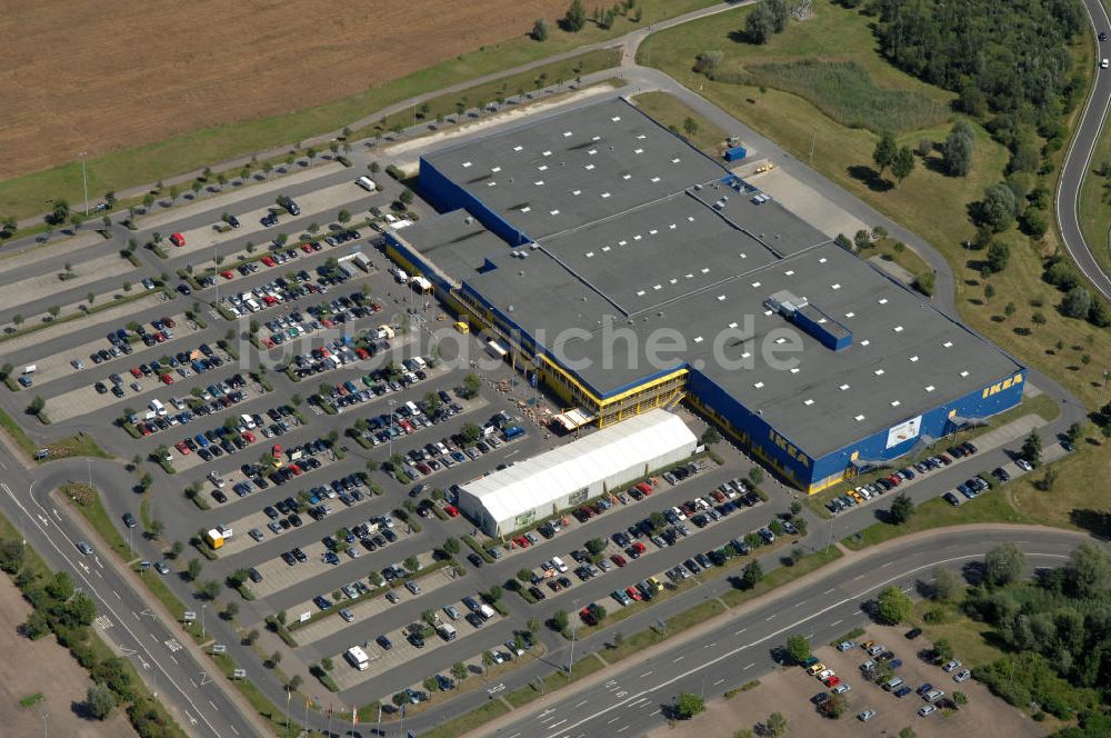 Luftbild Günthersdorf - Ikea-Filiale Halle/Leipzig