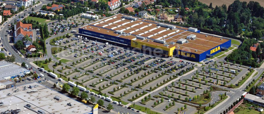 Fürth von oben - Ikea Fürth / Bayern