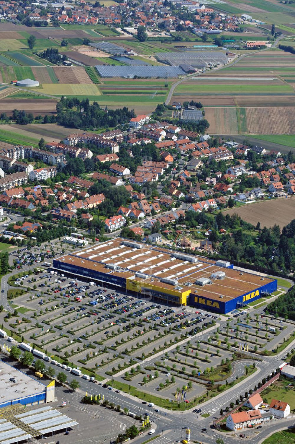 Luftaufnahme Fürth - Ikea Fürth / Bayern