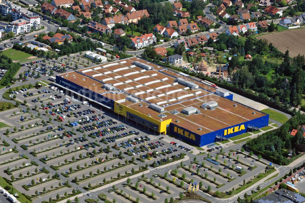 Fürth von oben - Ikea Fürth / Bayern