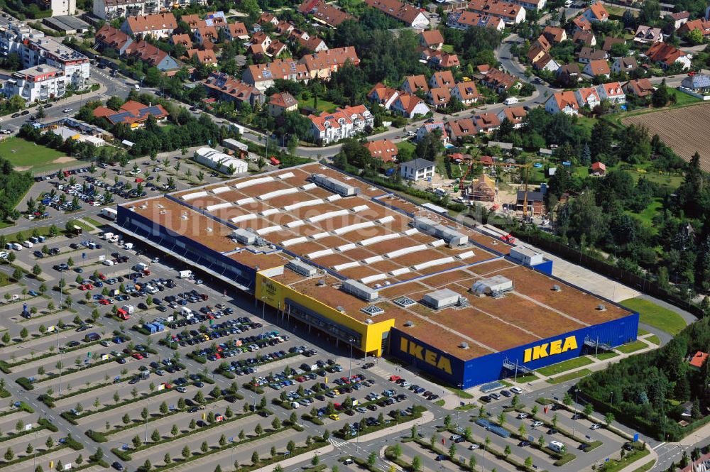 Fürth aus der Vogelperspektive: Ikea Fürth / Bayern