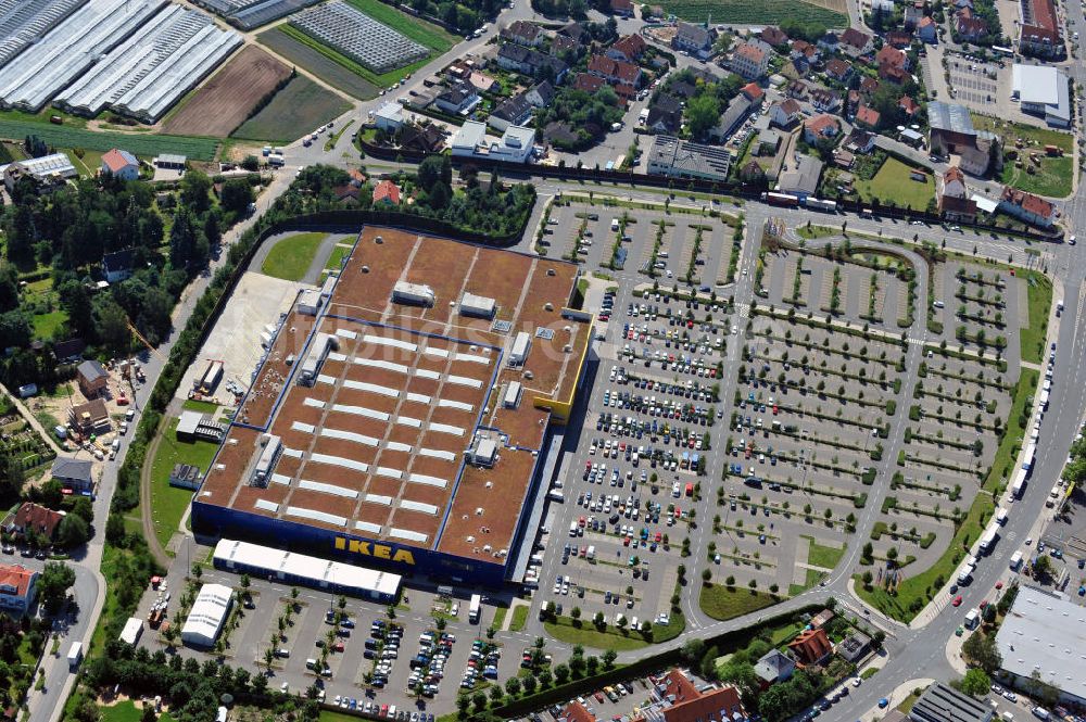 Fürth von oben - Ikea Fürth / Bayern