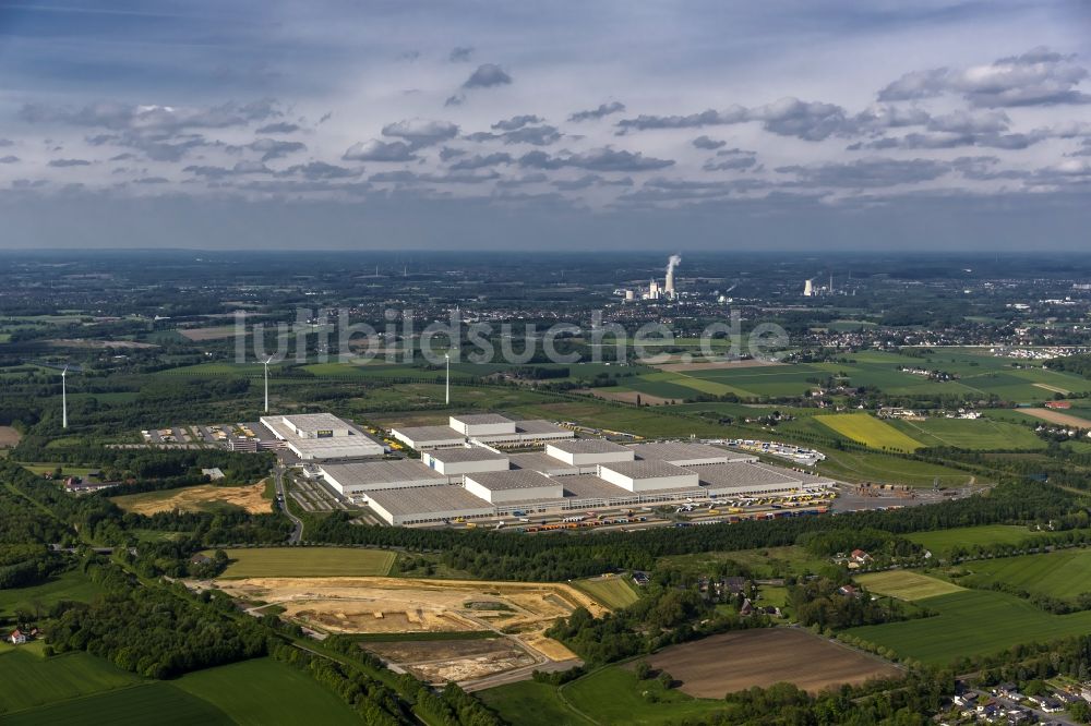 Dortmund OT Ellinghausen aus der Vogelperspektive: Ikea Logistikzentrum im Ortsteil Ellinghausen in Dortmund im Bundesland Nordrhein-Westfalen