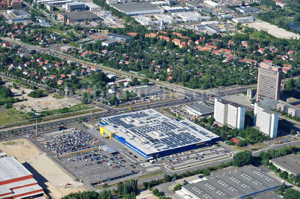 Luftbild Berlin Lichtenberg - IKEA-Neubau Berlin Lichtenberg