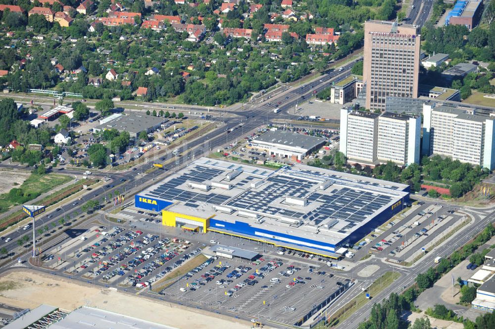 Luftbild Berlin Lichtenberg - IKEA-Neubau Berlin Lichtenberg