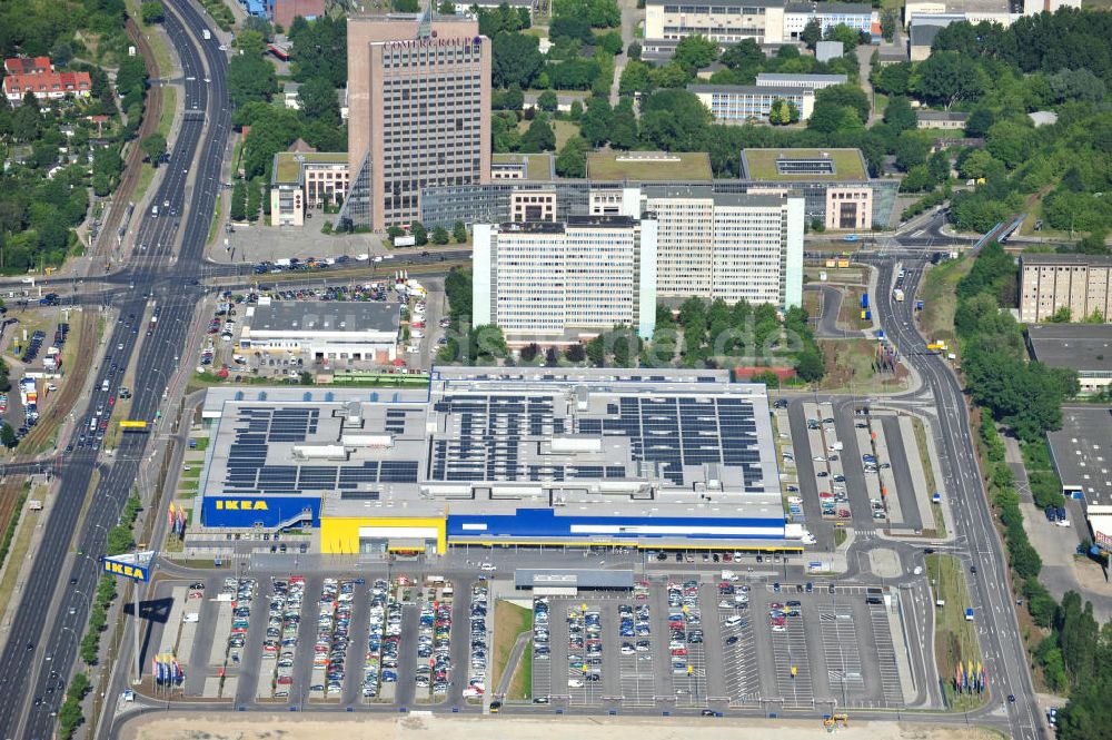 Luftaufnahme Berlin Lichtenberg - IKEA-Neubau Berlin Lichtenberg