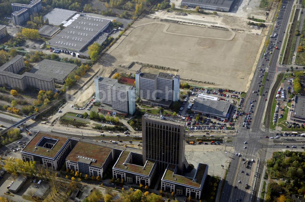 Berlin aus der Vogelperspektive: IKEA Neubaufläche in Berlin Hohenschönhausen