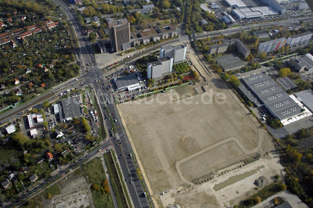 Berlin von oben - IKEA Neubaufläche in Berlin Hohenschönhausen