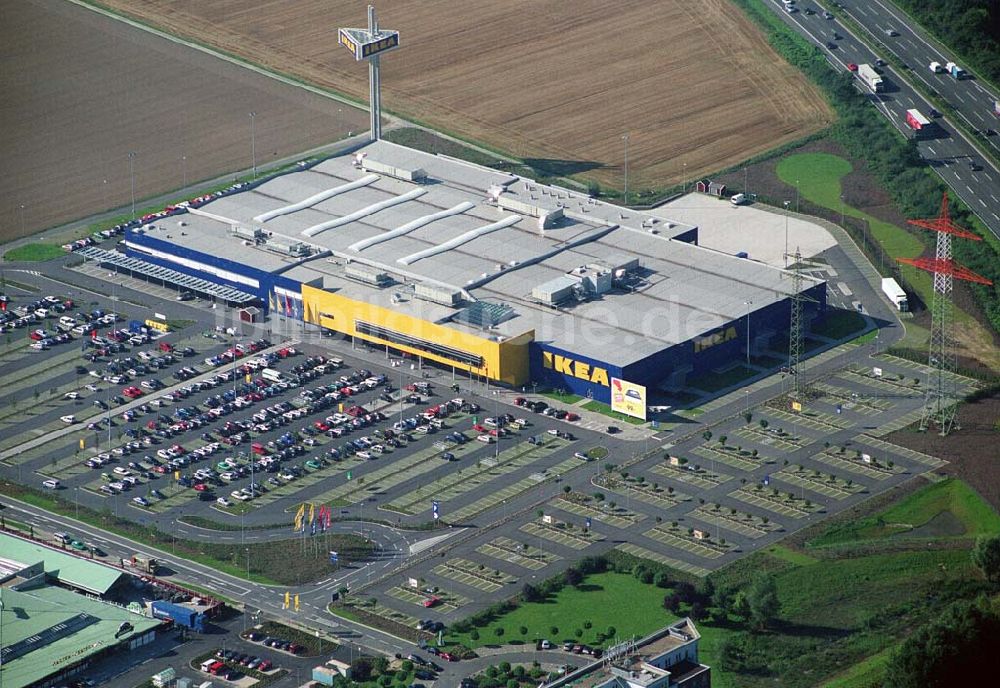 Kamen (NRW) von oben - IKEA Niederlasssung Kamen - Kamen (NRW)