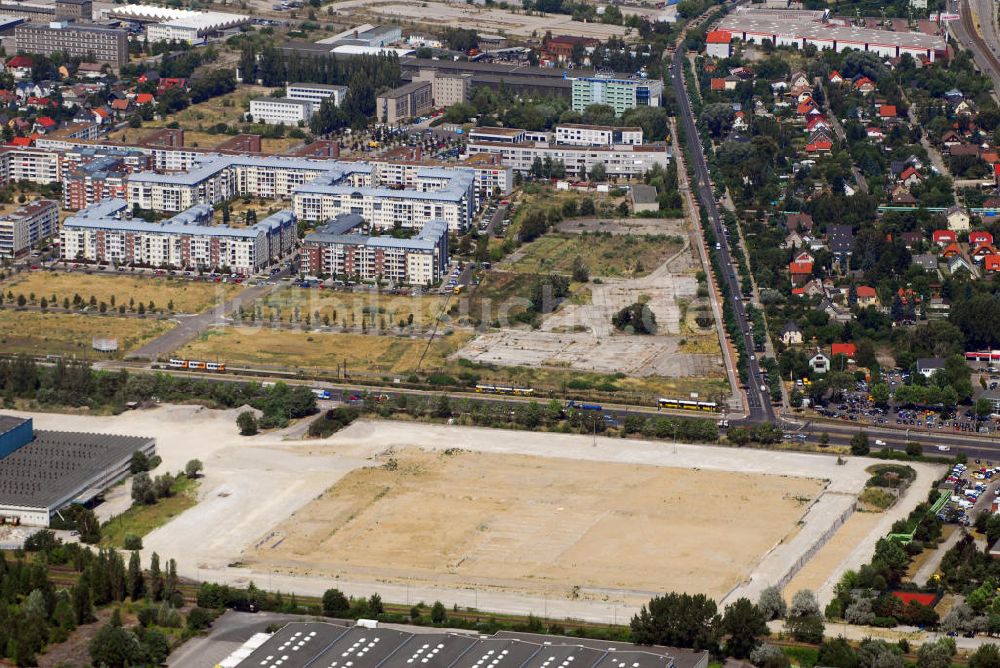 Luftaufnahme Berlin - Ikeabaufläche Landsberger Allee Berlin