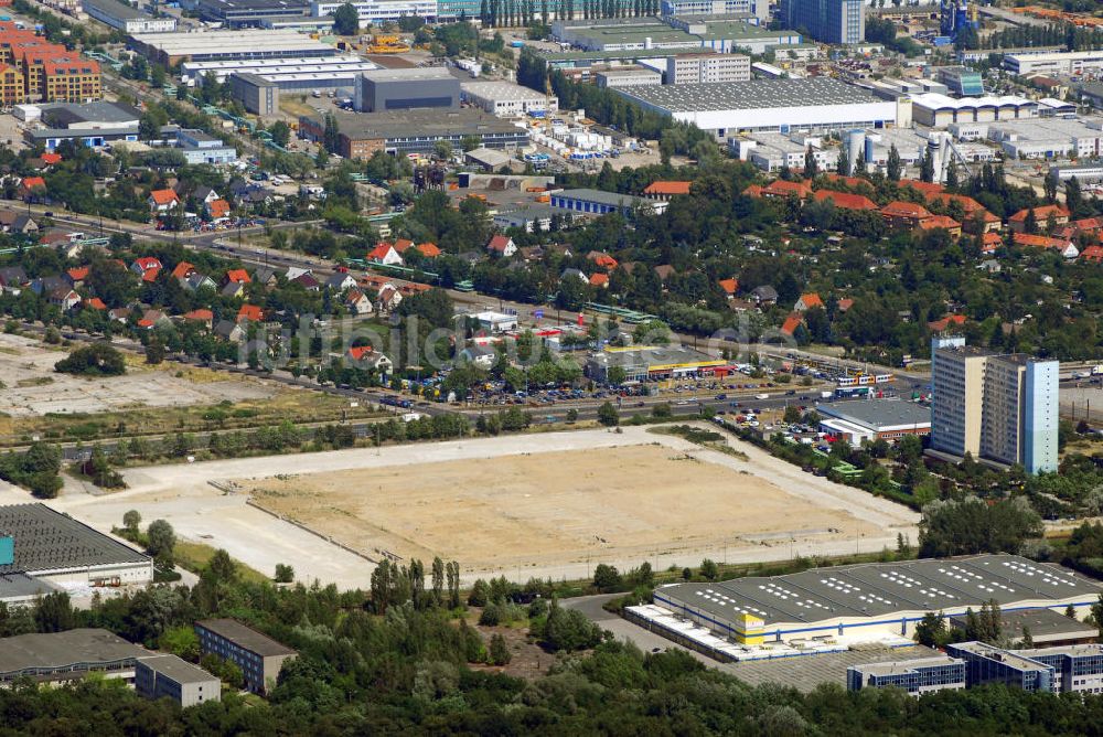 Luftaufnahme Berlin - Ikeabaufläche Landsberger Allee Berlin