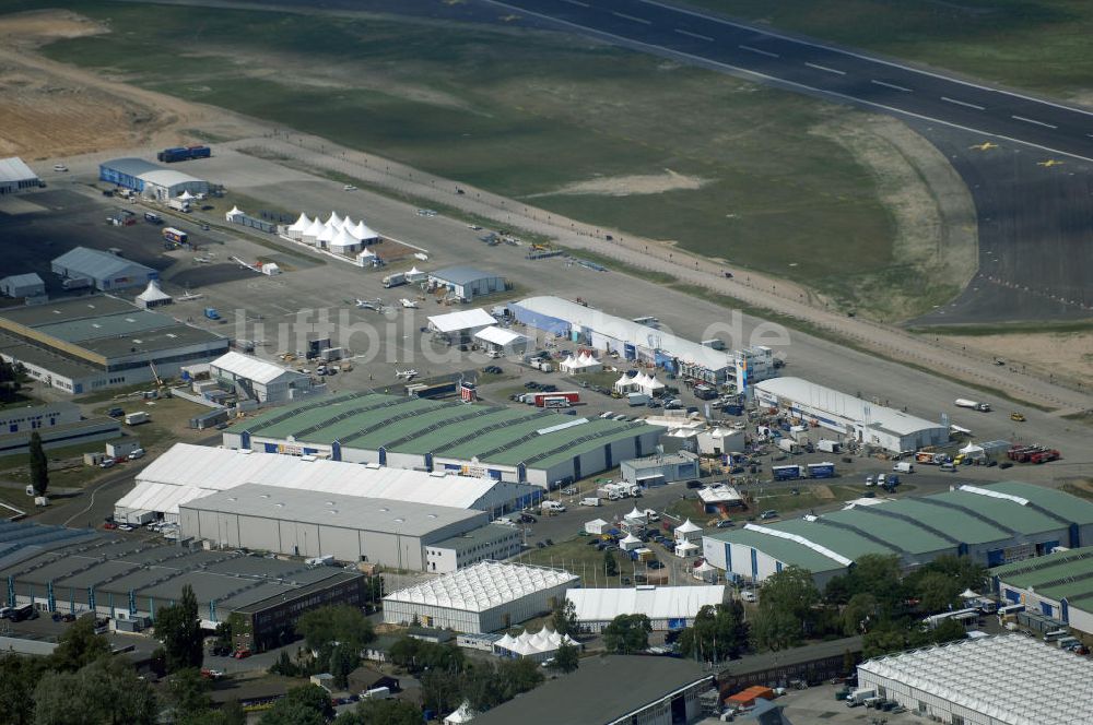 Berlin aus der Vogelperspektive: ILA Ausstellungsgelände auf dem Flughafen Berlin-Schönefeld