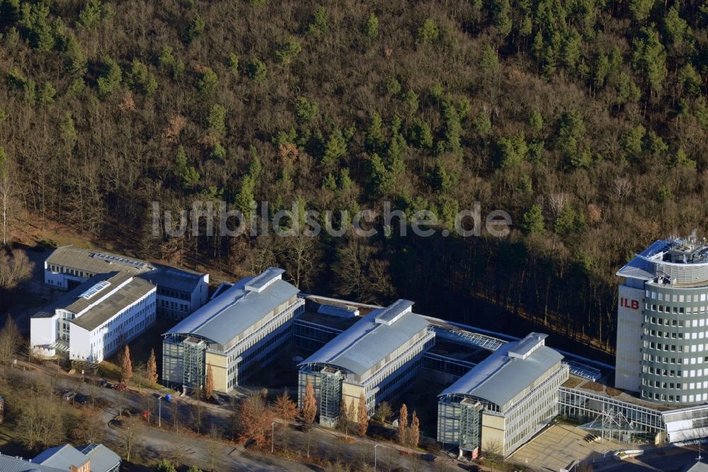 Luftaufnahme Potsdam - ILB Investitionsbank des Landes Brandenburg in Babelsberg in Potsdam im Bundesland Brandenburg