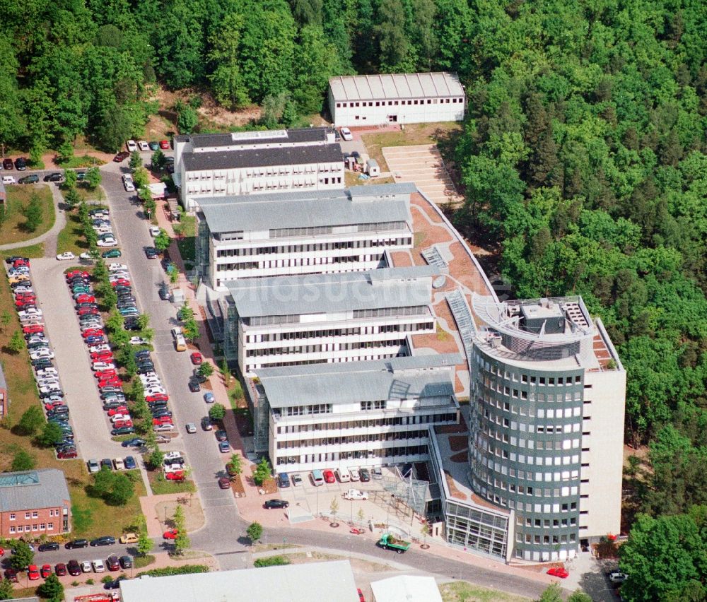 Luftaufnahme Potsdam - ILB Investitionsbank des Landes Brandenburg in Babelsberg in Potsdam im Bundesland Brandenburg