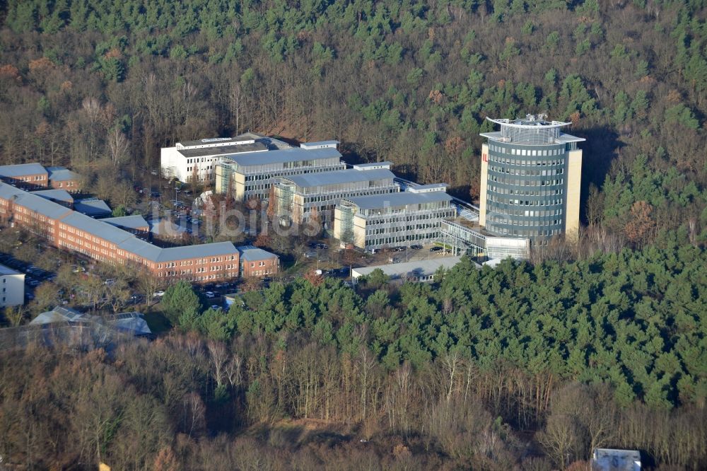 Luftaufnahme Potsdam - ILB Investitionsbank des Landes Brandenburg in Babelsberg in Potsdam im Bundesland Brandenburg