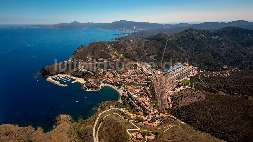 Portbou von oben - im Bundesland Nordrhein-Westfalen