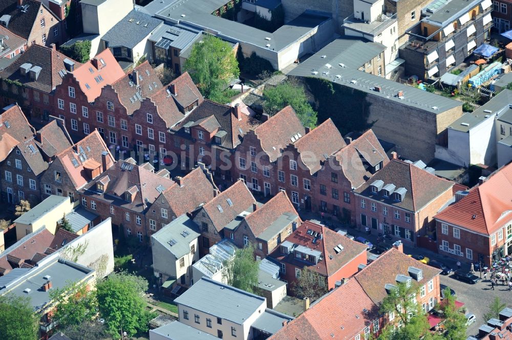 Potsdam aus der Vogelperspektive: im Zuge der zweiten Stadterweiterung unter Leitung des holländischen Baumeisters Johann Boumann erbaut wurde