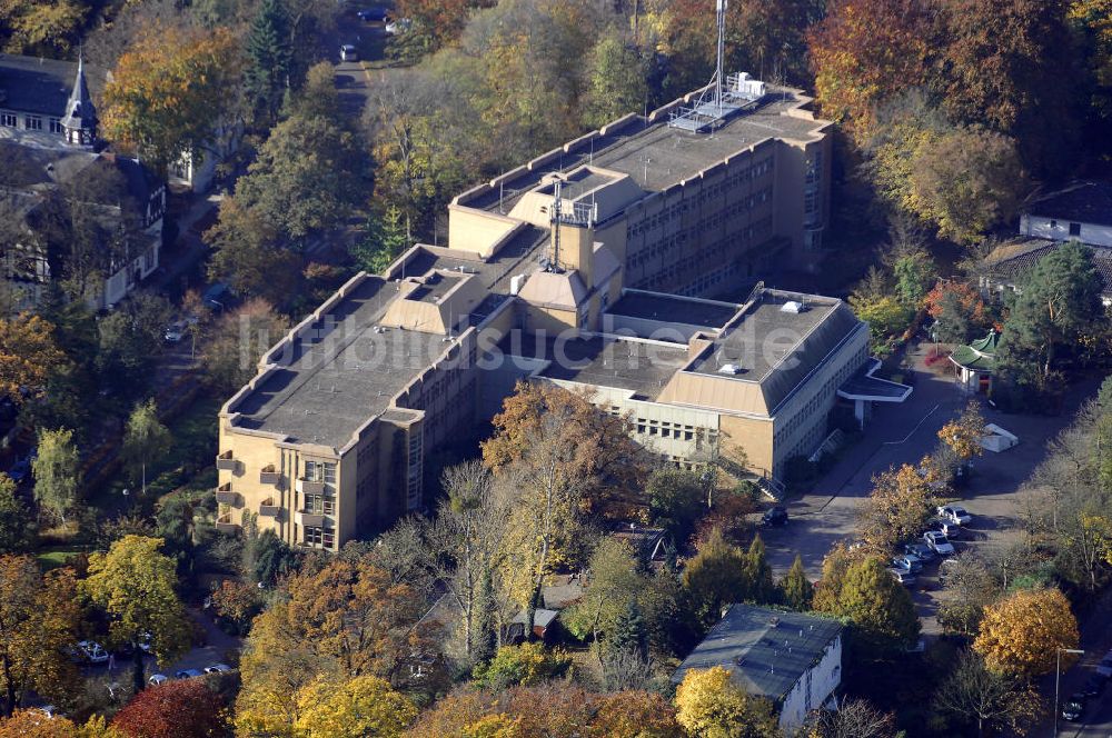 Luftbild Berlin - Immanuel Krankenhaus Rheumaklinik Berlin und Zentrum für Naturheilkunde