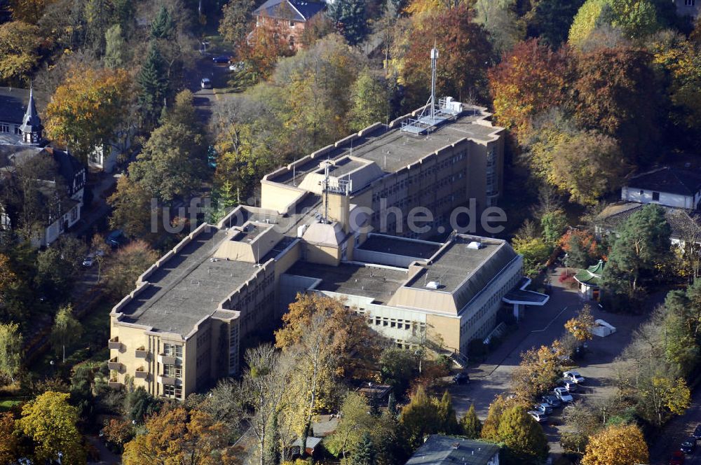 Luftaufnahme Berlin - Immanuel Krankenhaus Rheumaklinik Berlin und Zentrum für Naturheilkunde