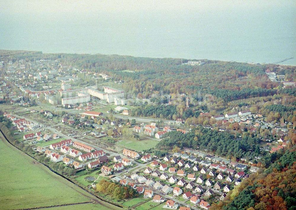 Seeheilbad Graal-Müritz / Mecklenburg - Vorpommern aus der Vogelperspektive: Immobilien der Firma HAWO GmbH im Seeheilbad Graal-Müritz in Mecklenburg - Vorpommern.