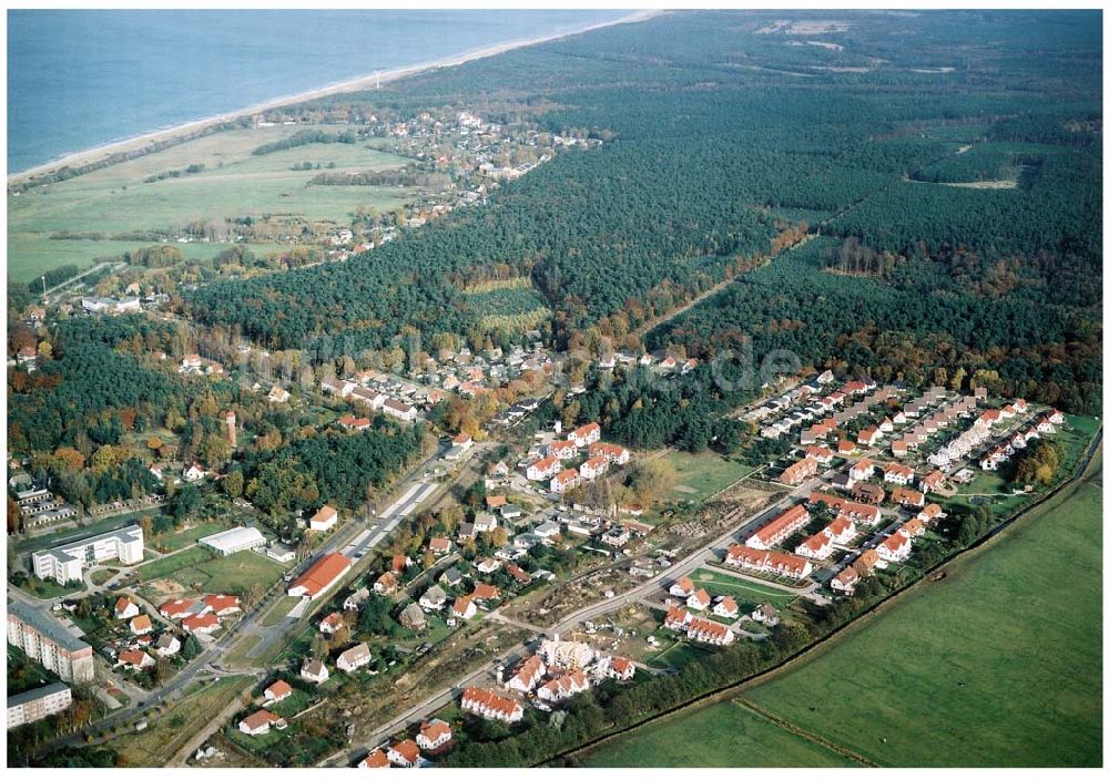 Luftaufnahme Seeheilbad Graal-Müritz / Mecklenburg - Vorpommern - Immobilien der Firma HAWO GmbH im Seeheilbad Graal-Müritz in Mecklenburg - Vorpommern.