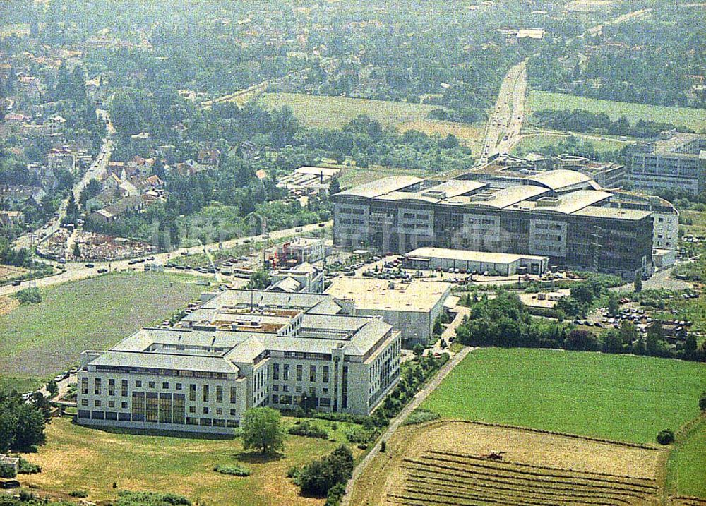 Schwalbach/Taunus von oben - Immobilienkomplex der HVB-Immobilienmanagement AG in Schwalbach / Taunus