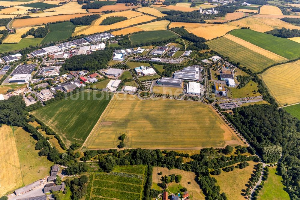 Ahlen von oben - Industrie- und Gewerbegebiet in Ahlen im Bundesland Nordrhein-Westfalen, Deutschland