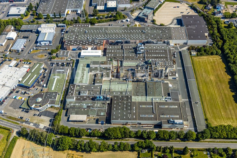 Luftbild Arnsberg - Industrie- und Gewerbegebiet in Arnsberg im Bundesland Nordrhein-Westfalen, Deutschland