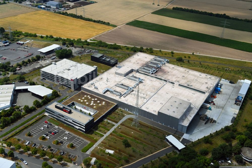 Aschaffenburg von oben - Industrie- und Gewerbegebiet in Aschaffenburg im Bundesland Bayern, Deutschland